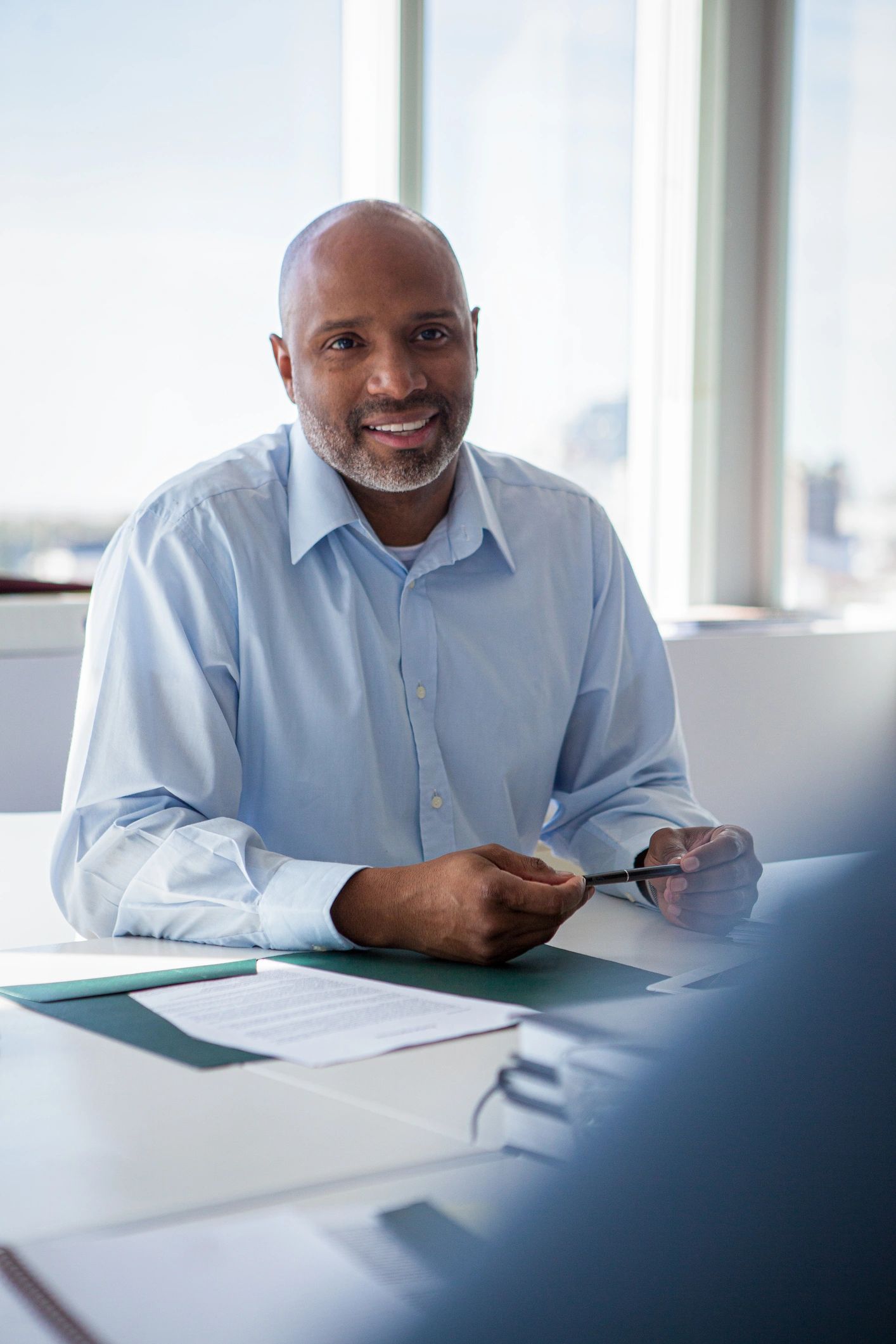 Document review at a public service office